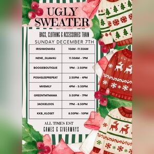 UGLY SWEATER TRAIN SHOW!